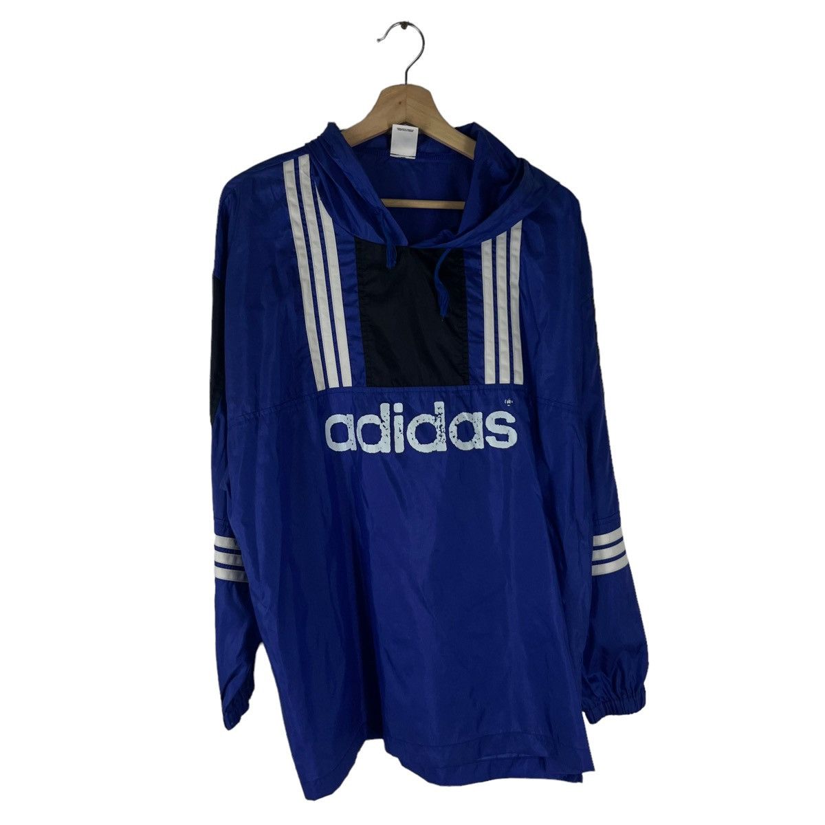 Adidas × Vintage VINTAGE ADIDAS BIG LOGO WINDBREAKER COACH JACKET Size US L / EU 52-54 / 3 - 1 Thumbnail