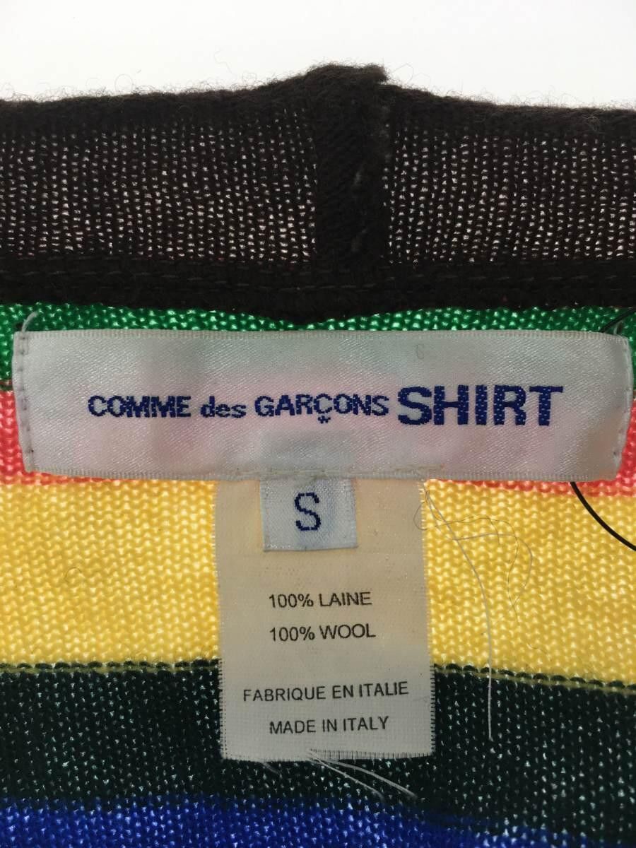 Comme des Garcons × Comme des Garcons SHIRT Striped Wool Knit Cardigan Size US S / EU 44-46 / 1 - 4 Thumbnail