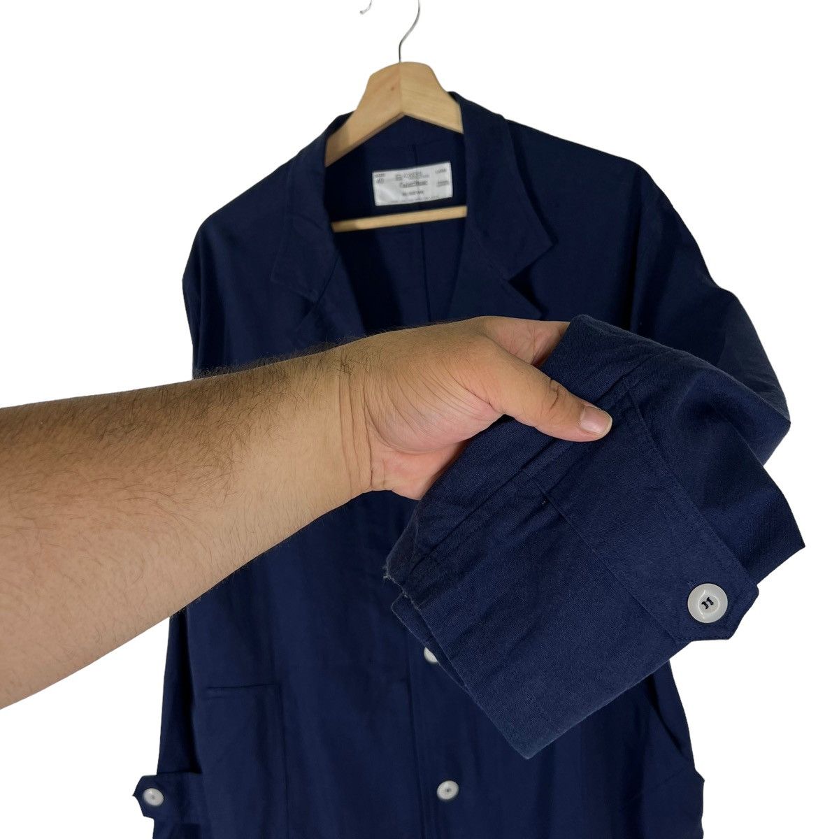 Japanese Brand BACKERS PRODUCTION OUTWEAR LONG JACKET ORIGINAL GARMENTS Size US L / EU 52-54 / 3 - 4 Thumbnail