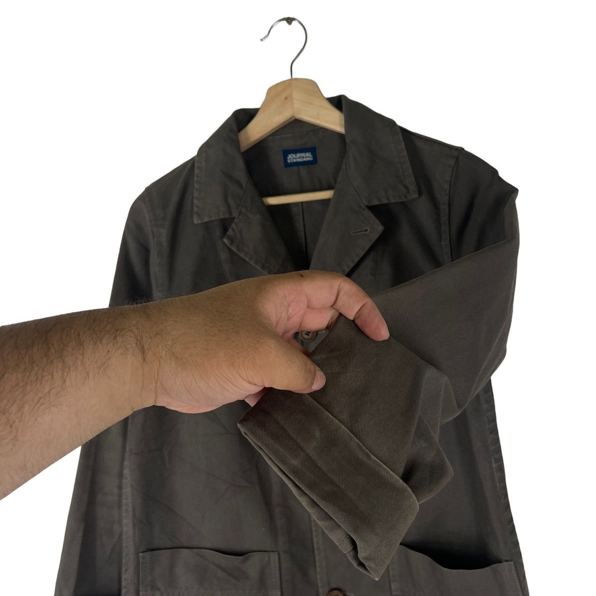 Japanese Brand HIKORY CHORE JACKET JOURNAL STANDARD ISSEY MIYAKE DESIGN Size US S / EU 44-46 / 1 - 6 Thumbnail