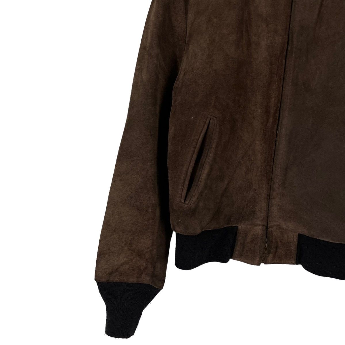 Schott VINTAGE SUEDE LEATHER JACKET BOMBER SCHOTT MADE IN USA Size US M / EU 48-50 / 2 - 4 Thumbnail