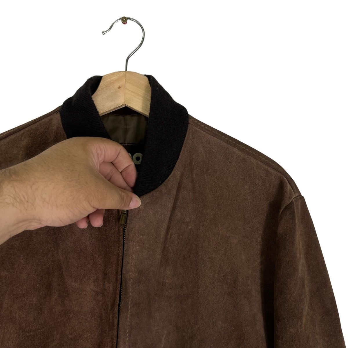 Schott VINTAGE SUEDE LEATHER JACKET BOMBER SCHOTT MADE IN USA Size US M / EU 48-50 / 2 - 5 Thumbnail