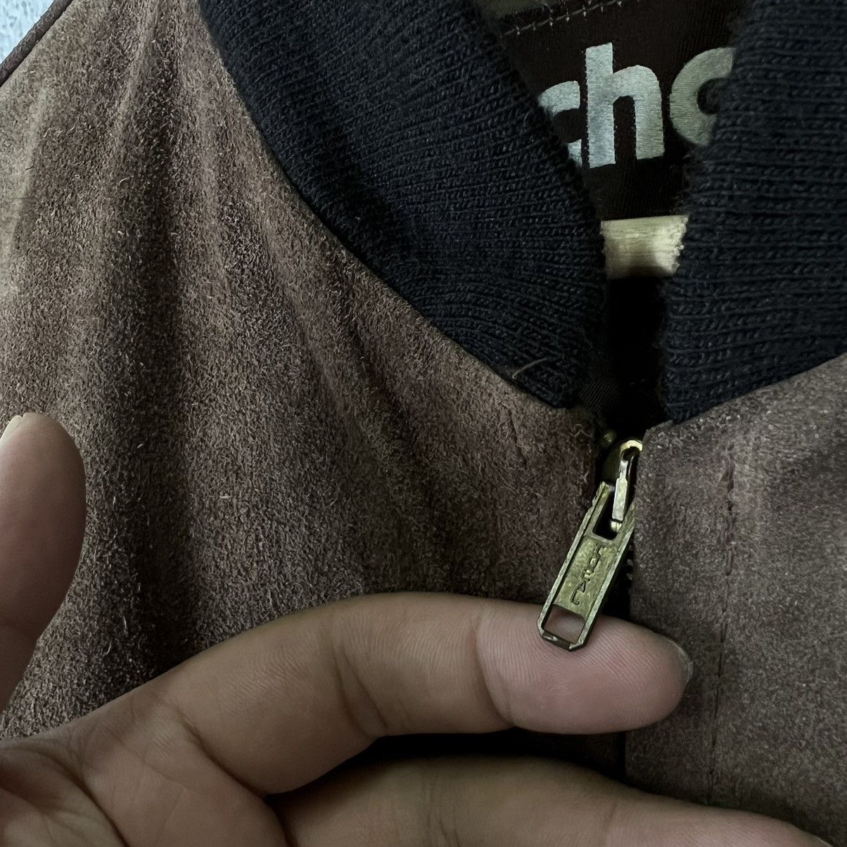 Schott VINTAGE SUEDE LEATHER JACKET BOMBER SCHOTT MADE IN USA Size US M / EU 48-50 / 2 - 12 Thumbnail