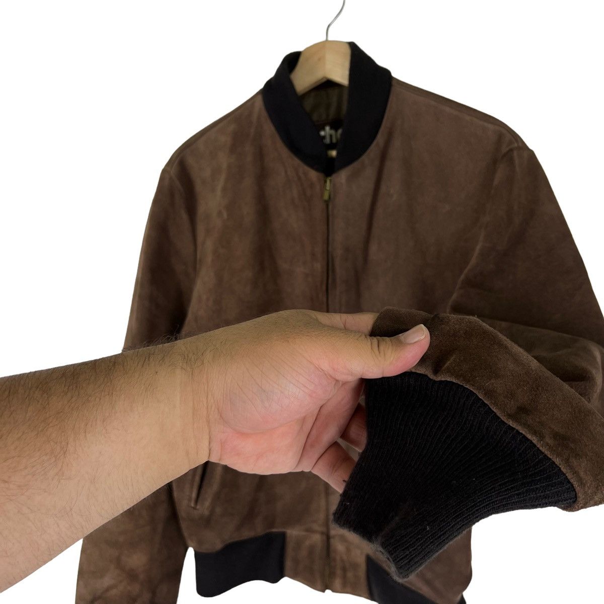 Schott VINTAGE SUEDE LEATHER JACKET BOMBER SCHOTT MADE IN USA Size US M / EU 48-50 / 2 - 6 Thumbnail