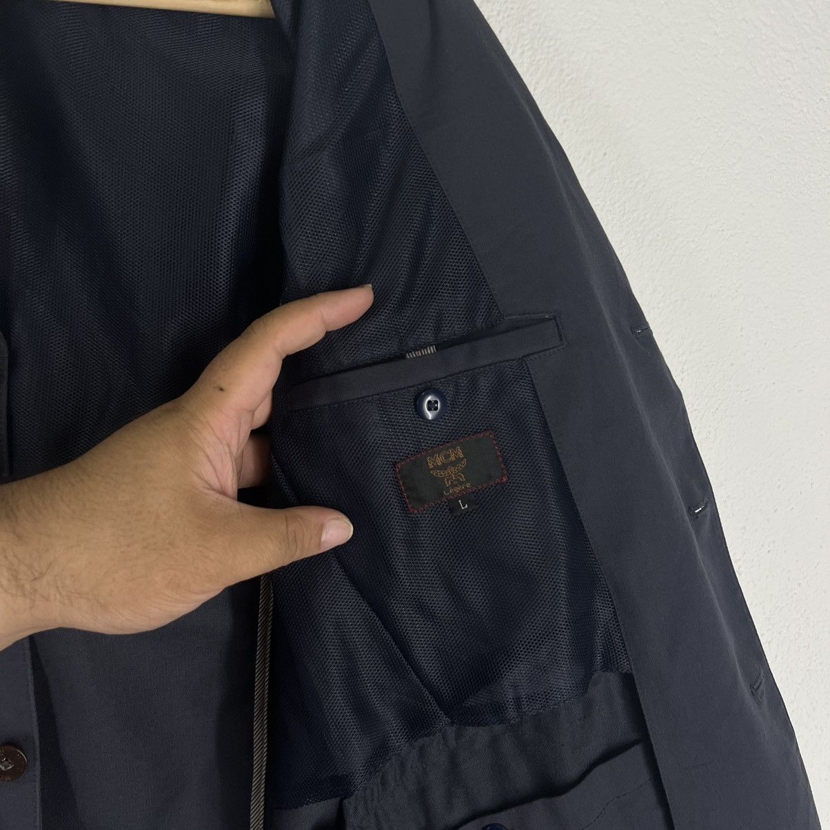 Vintage NEW WITH TAG MCM LEGERE HIKORY CHORE JACKET DOUBLE BREAST Size US L / EU 52-54 / 3 - 15 Thumbnail