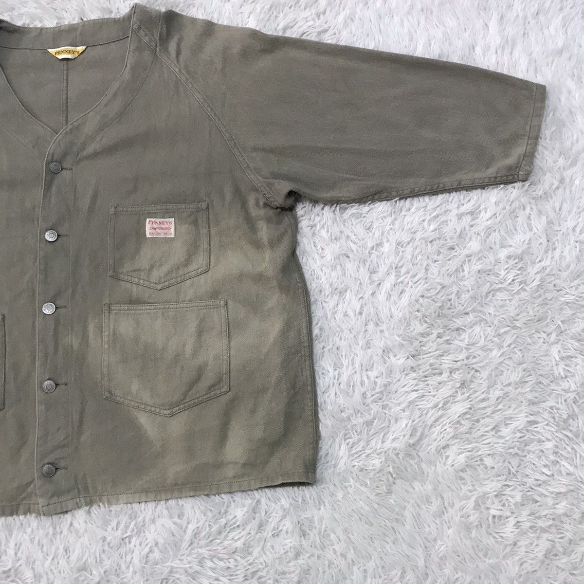 JCPenney Penney’s sanforized cardigan jacket (faded) Size US L / EU 52-54 / 3 - 5 Thumbnail