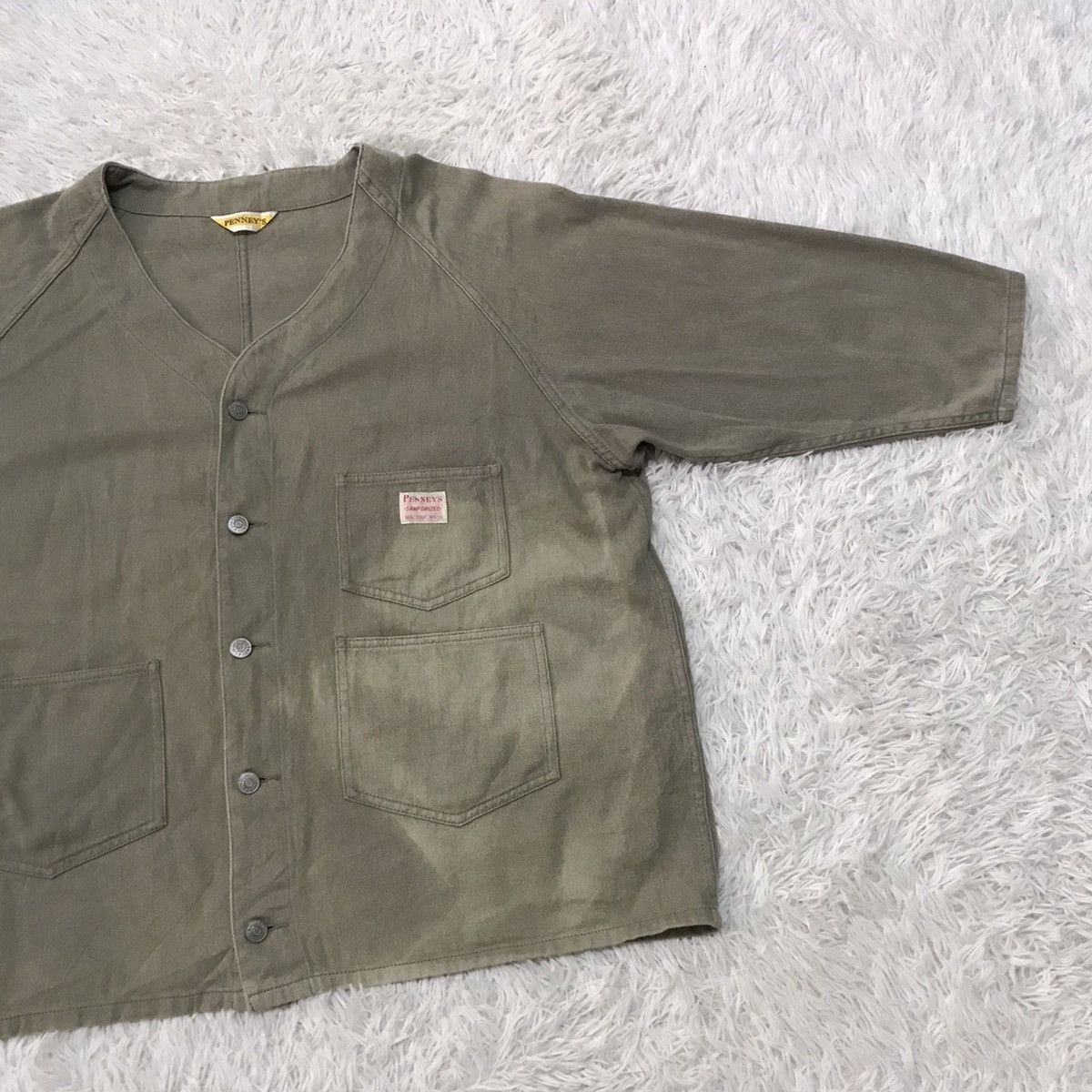 JCPenney Penney’s sanforized cardigan jacket (faded) Size US L / EU 52-54 / 3 - 3 Thumbnail