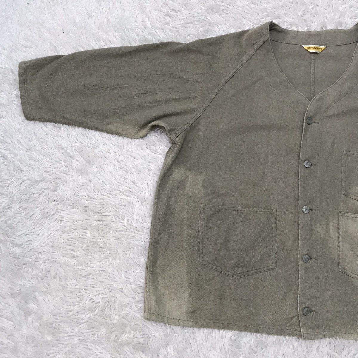 JCPenney Penney’s sanforized cardigan jacket (faded) Size US L / EU 52-54 / 3 - 4 Thumbnail