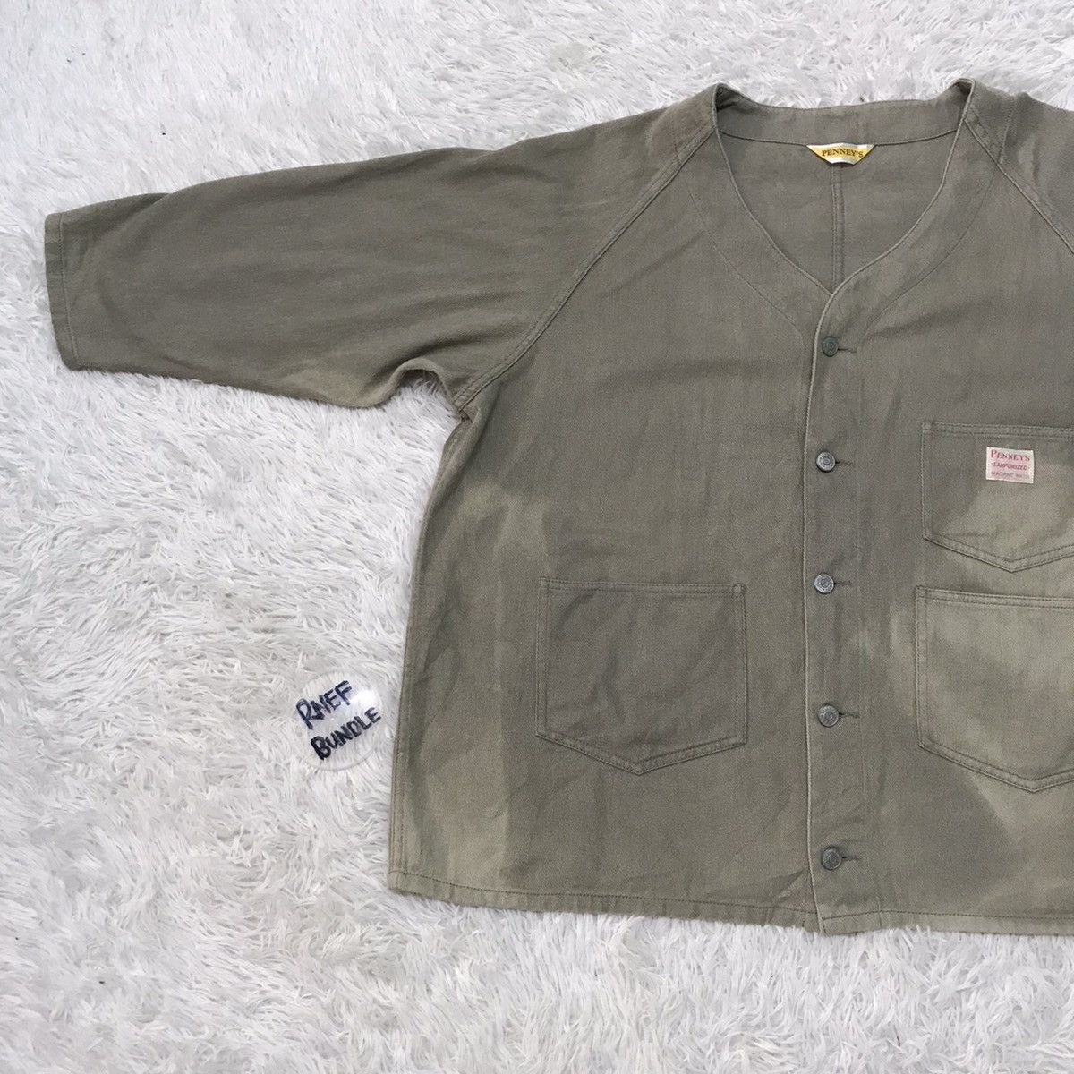 JCPenney Penney’s sanforized cardigan jacket (faded) Size US L / EU 52-54 / 3 - 2 Thumbnail