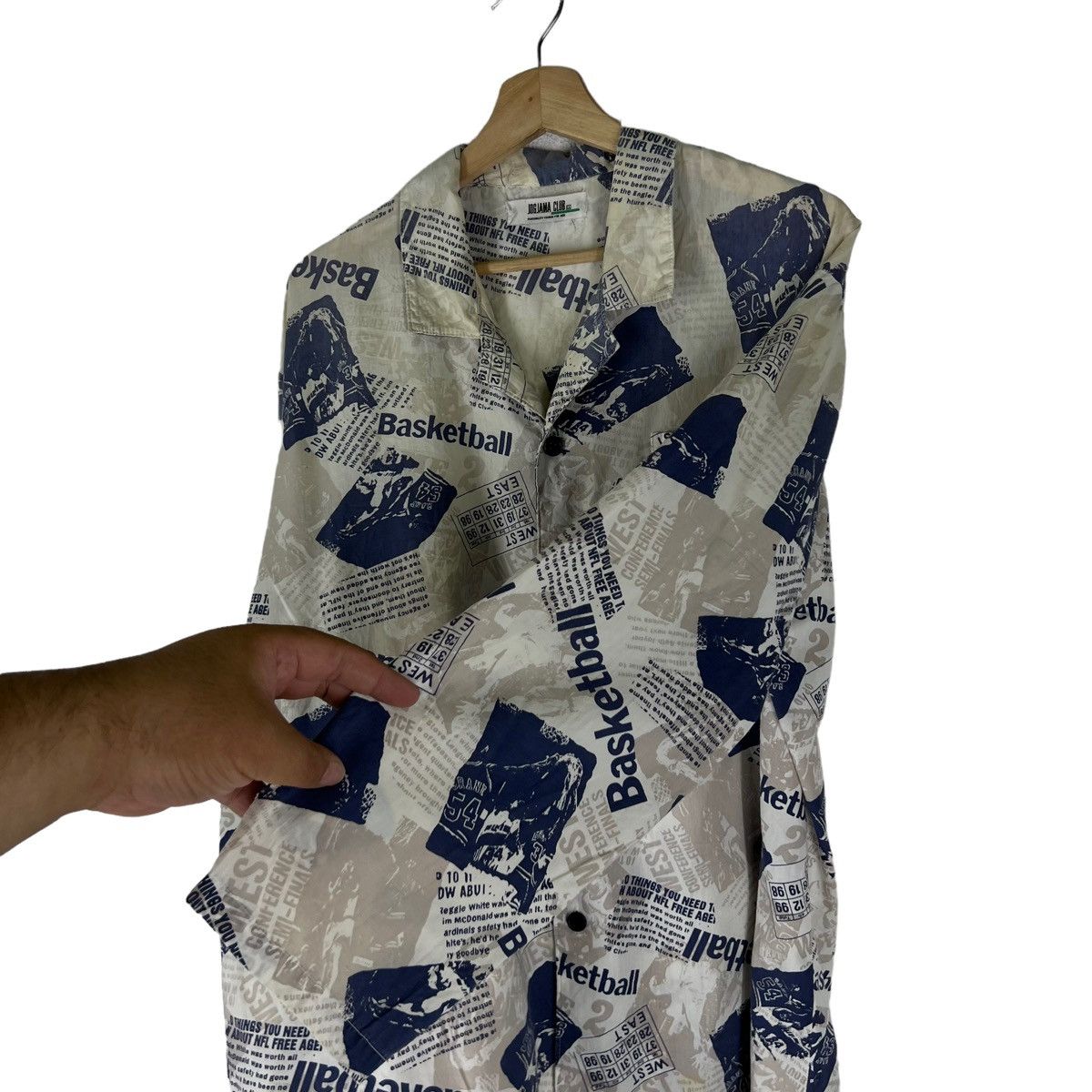 Japanese Brand VINTAGE JOG JAMA CLUB FULLPRINT JACKET INSPIRED ISSEY MIYAKE Size US L / EU 52-54 / 3 - 4 Thumbnail