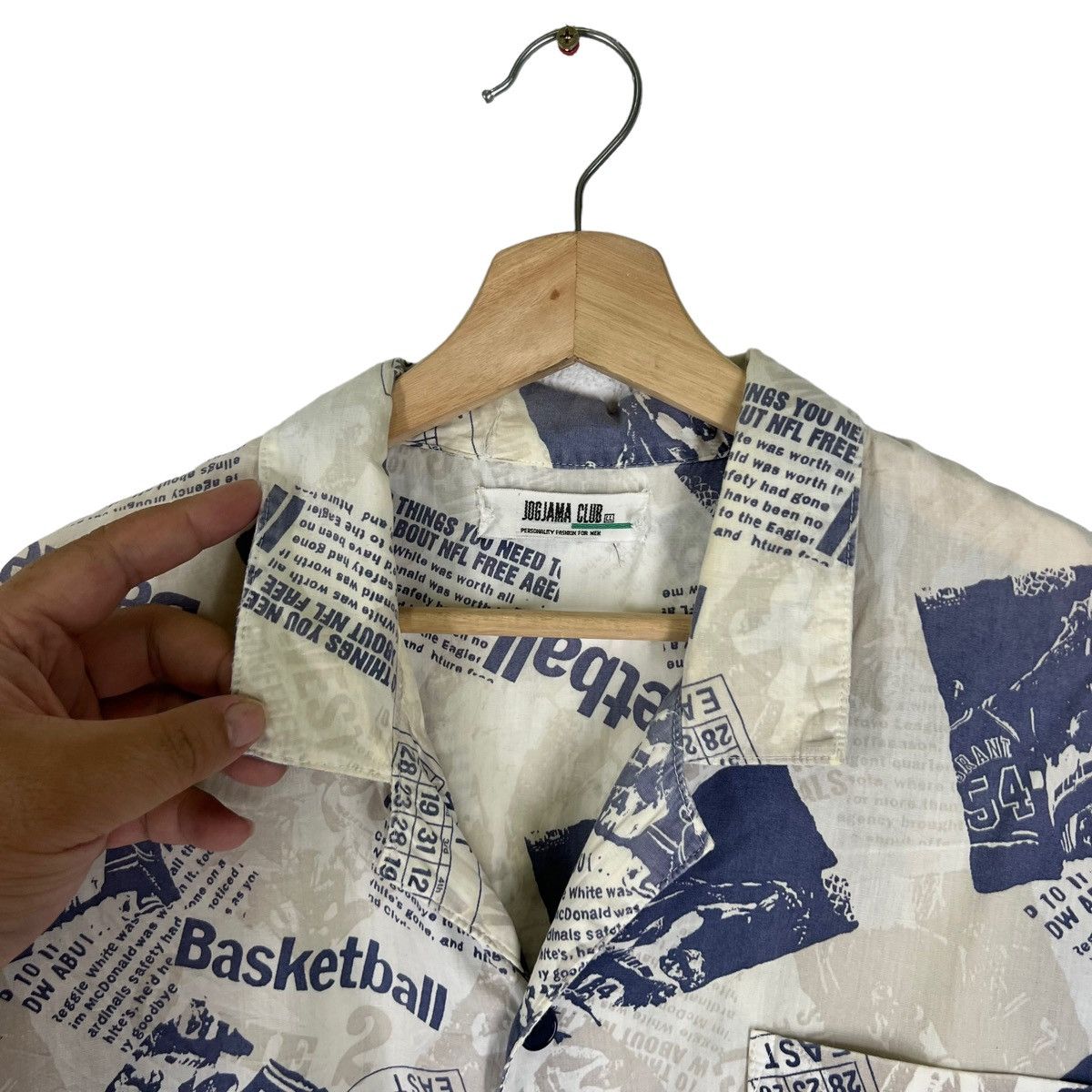 Japanese Brand VINTAGE JOG JAMA CLUB FULLPRINT JACKET INSPIRED ISSEY MIYAKE Size US L / EU 52-54 / 3 - 9 Thumbnail