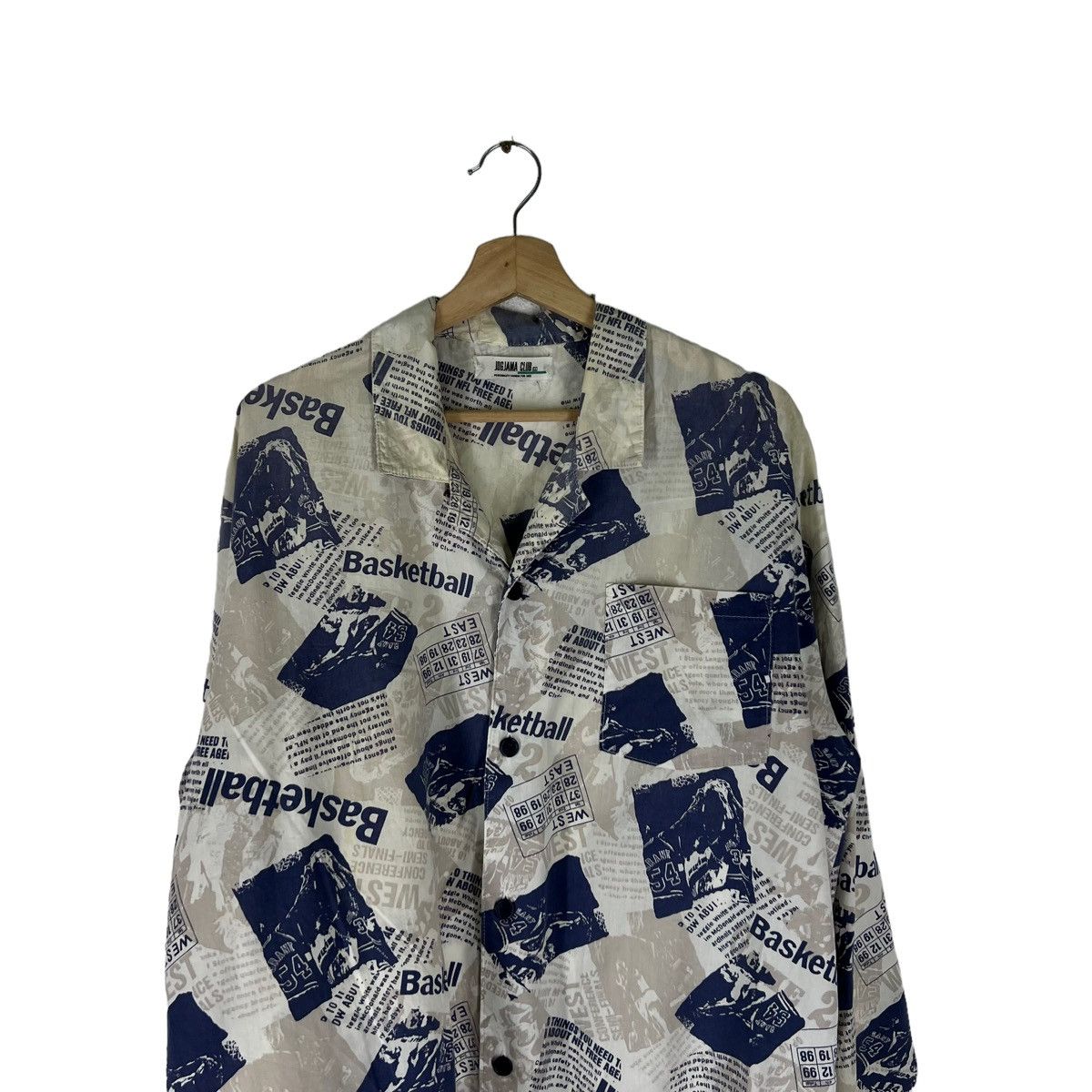 Japanese Brand VINTAGE JOG JAMA CLUB FULLPRINT JACKET INSPIRED ISSEY MIYAKE Size US L / EU 52-54 / 3 - 2 Thumbnail