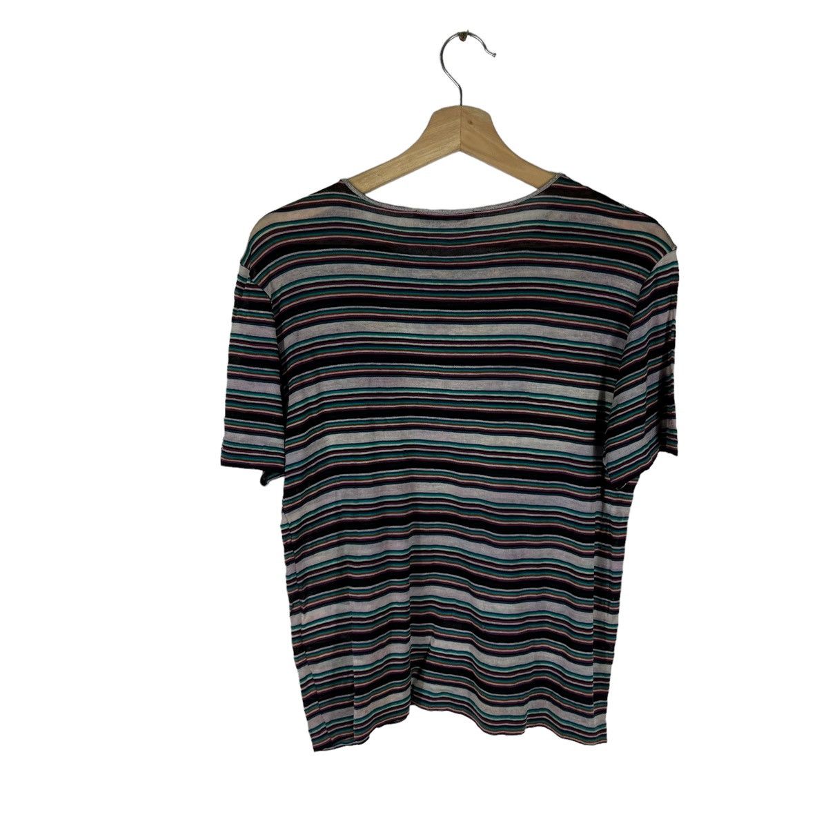 Missoni VINTAGE MISSONI SPORT MADE IN ITALY STRIPED TEE Size US S / EU 44-46 / 1 - 3 Thumbnail