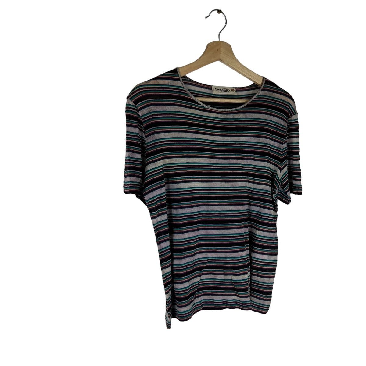 Missoni VINTAGE MISSONI SPORT MADE IN ITALY STRIPED TEE Size US S / EU 44-46 / 1 - 2 Thumbnail