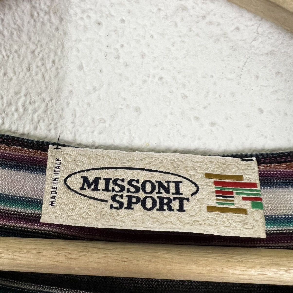 Missoni VINTAGE MISSONI SPORT MADE IN ITALY STRIPED TEE Size US S / EU 44-46 / 1 - 6 Thumbnail