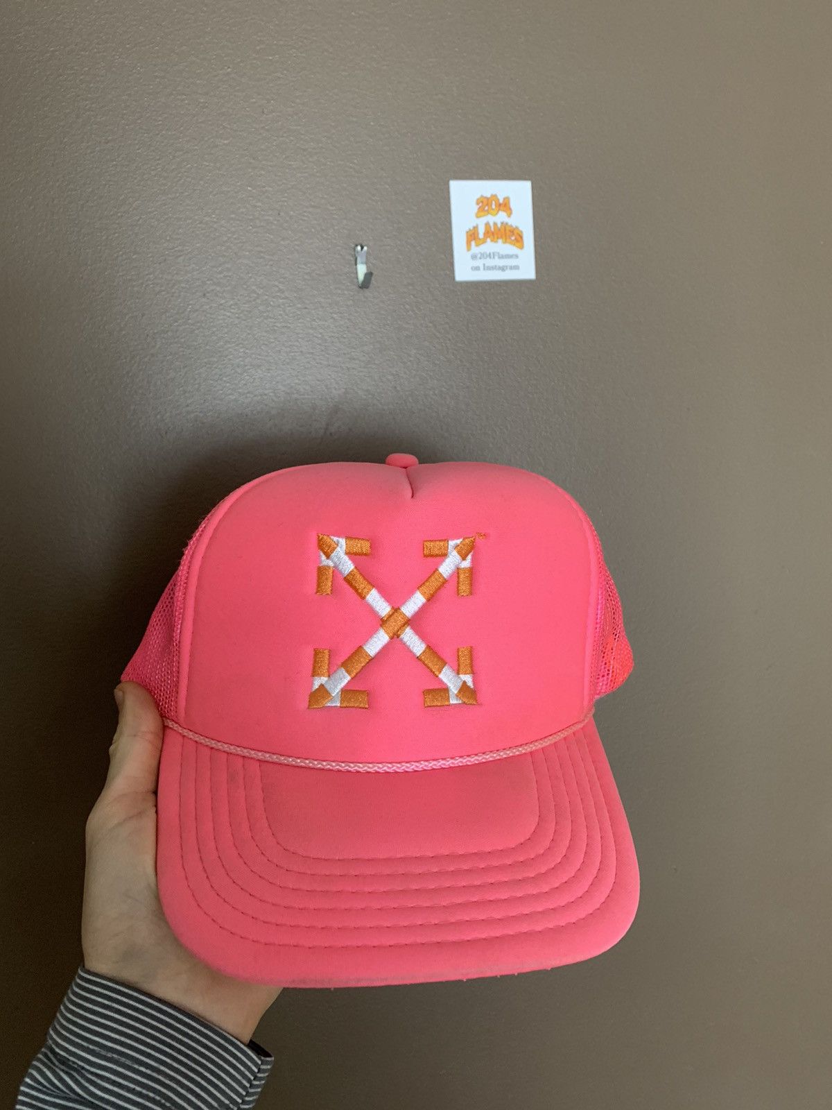 Virgil Abloh X MCA Figures Of Speech Arrows Trucker Hat Black for