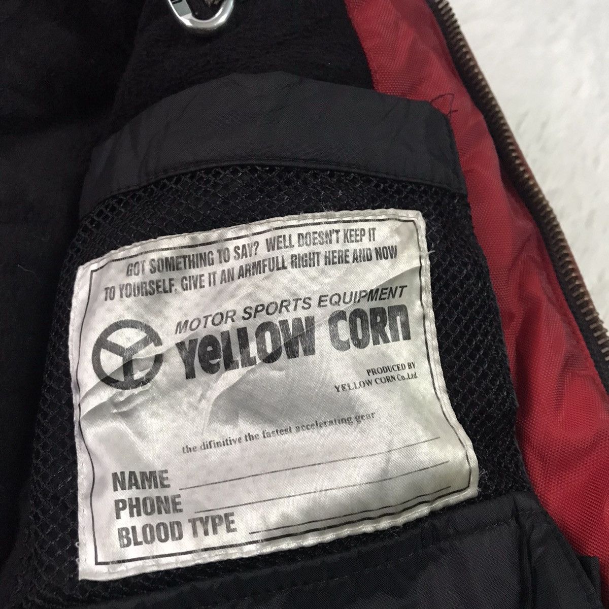 Japanese Brand Yellow corn motorsports equipment bomber style jacket Size US L / EU 52-54 / 3 - 8 Thumbnail