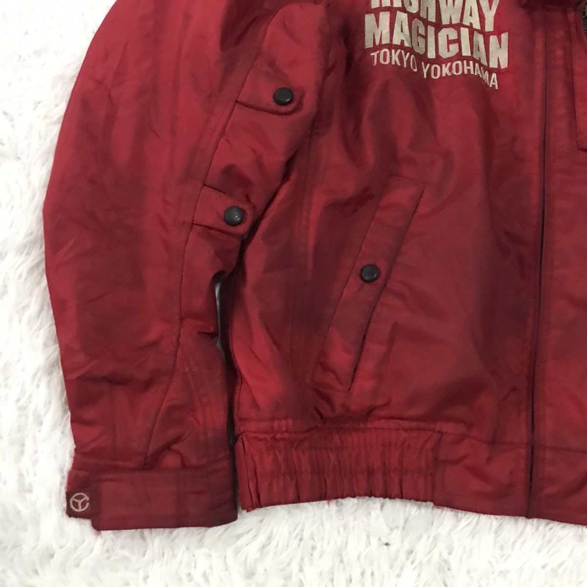Japanese Brand Yellow corn motorsports equipment bomber style jacket Size US L / EU 52-54 / 3 - 17 Thumbnail