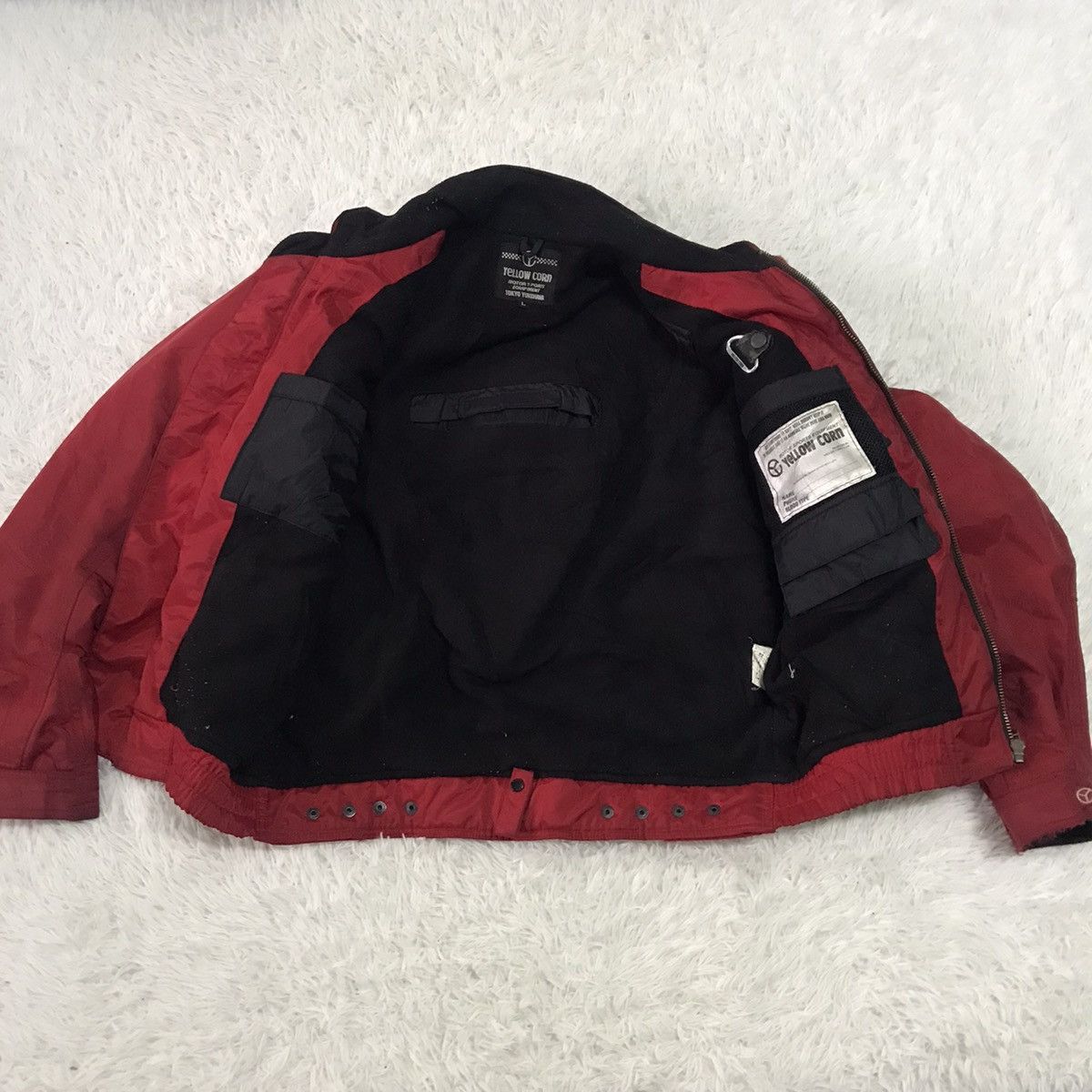 Japanese Brand Yellow corn motorsports equipment bomber style jacket Size US L / EU 52-54 / 3 - 6 Thumbnail