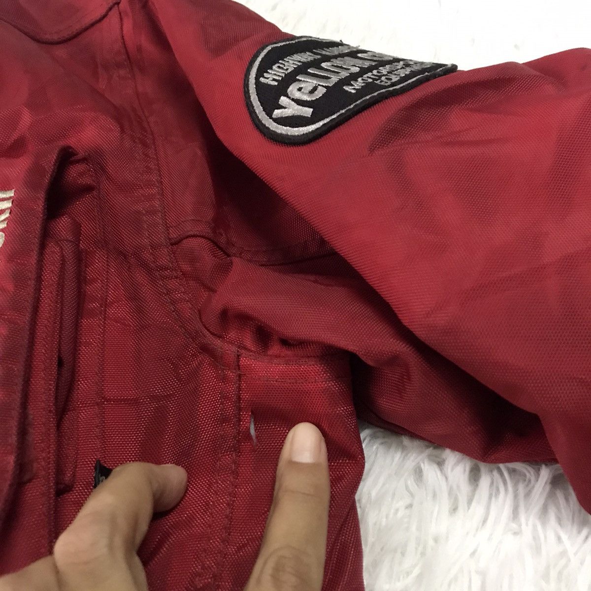 Japanese Brand Yellow corn motorsports equipment bomber style jacket Size US L / EU 52-54 / 3 - 13 Thumbnail