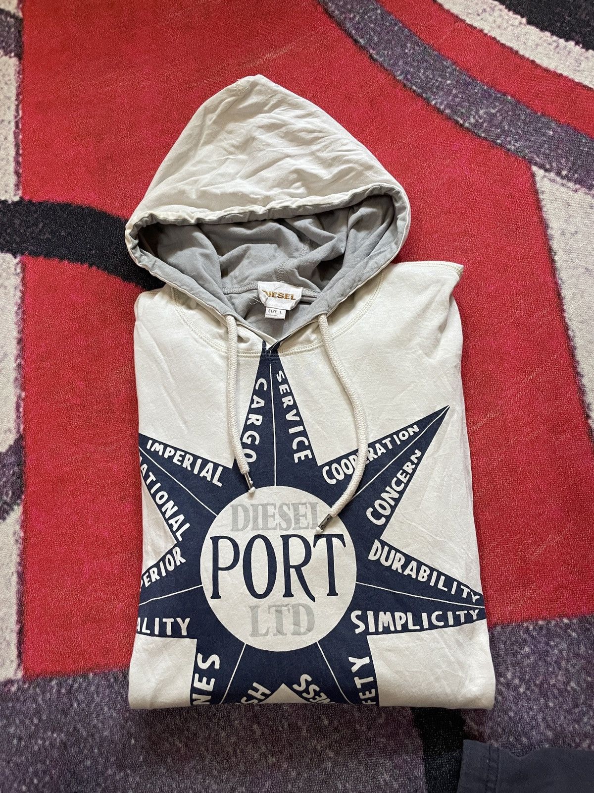 Diesel Diesel designer reversible hooded sweater menswear fashion Size US L / EU 52-54 / 3 - 1 Thumbnail