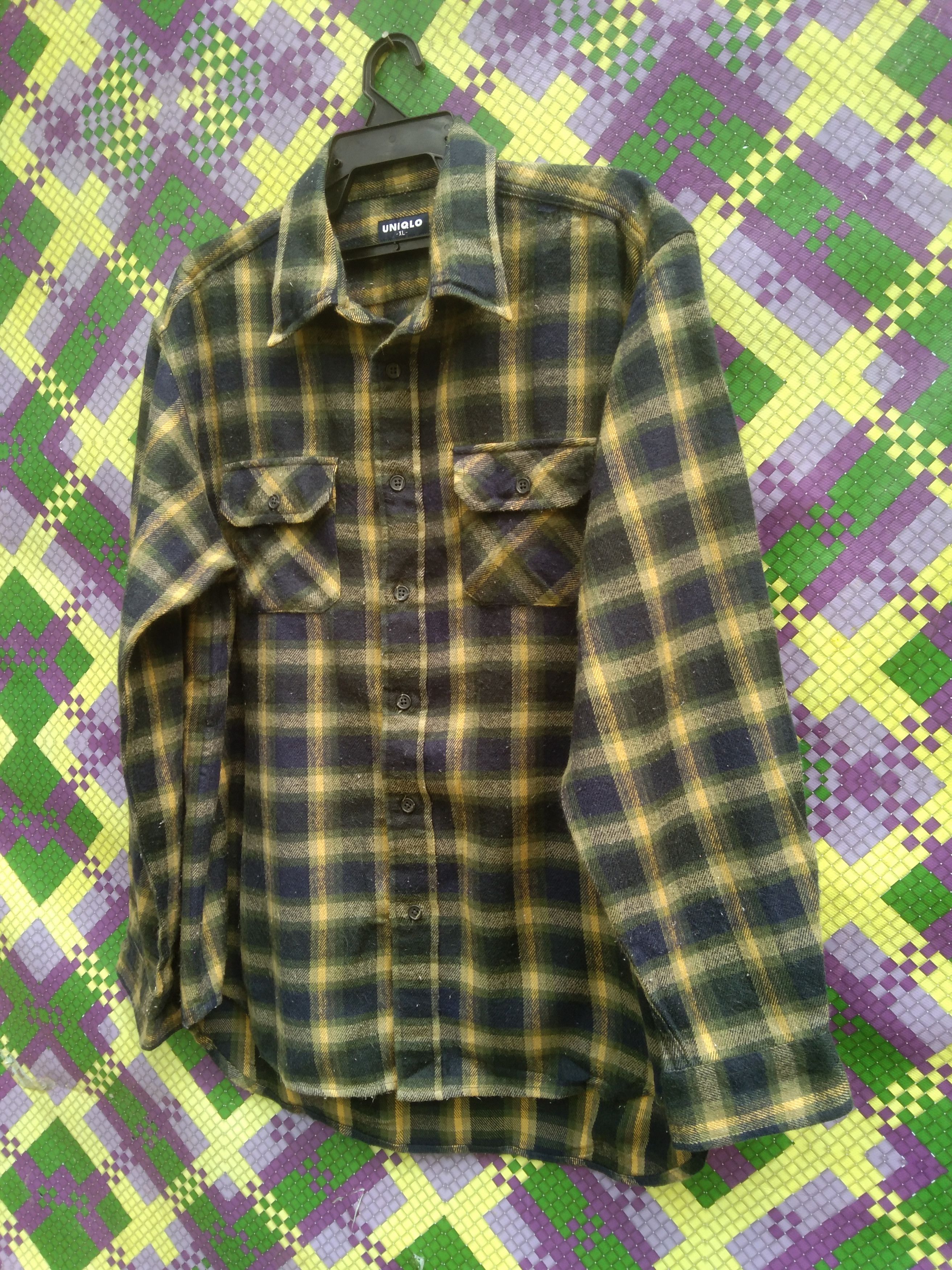 Flannel UNIQLO CHEKERED FLANNEL Size US L / EU 52-54 / 3 - 3 Thumbnail
