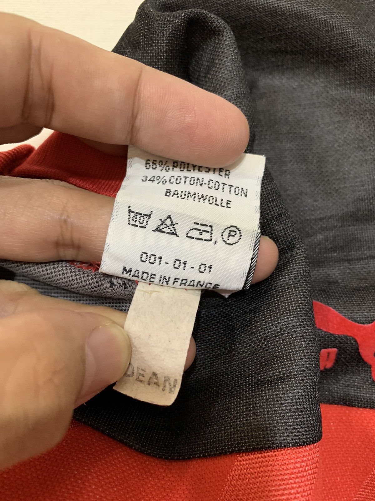 Puma × Vintage VINTAGEDEALS! 1980s J.S MANDEREN FRANCE FOOTBAL JERSEY Size US L / EU 52-54 / 3 - 8 Thumbnail