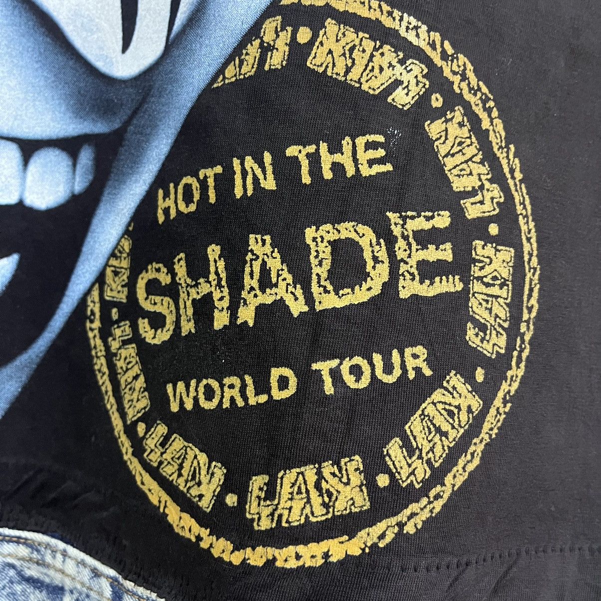 Band Tees × KISS × Vintage Vintage Gene Simmons Kiss Rock Band Distressed Denim Jacket Size US XL / EU 56 / 4 - 14 Thumbnail