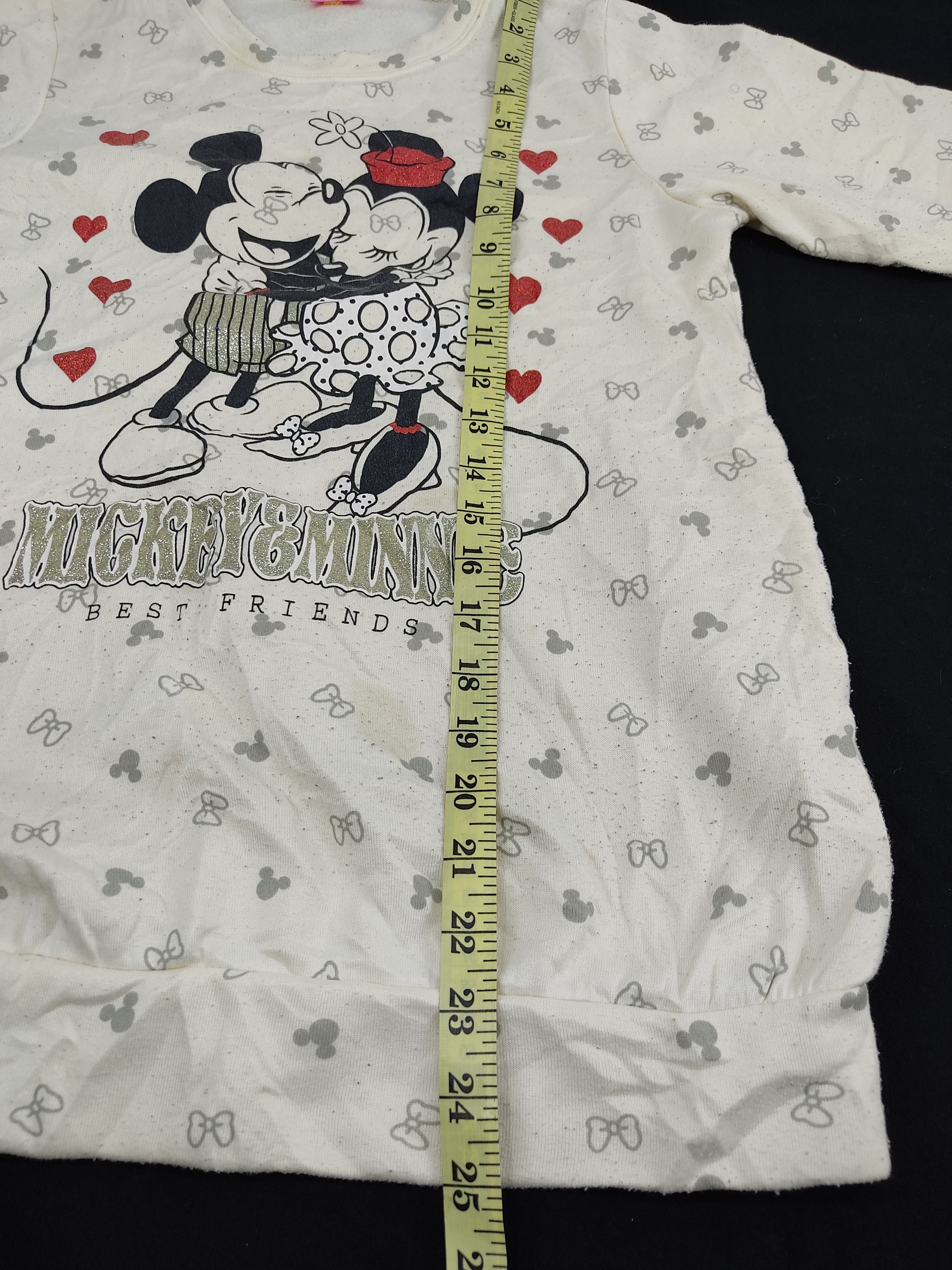 Disney Disney Mickey Minnie Mouse Best Friend Love Sweatshirt Size XS / US 0-2 / IT 36-38 - 8 Thumbnail