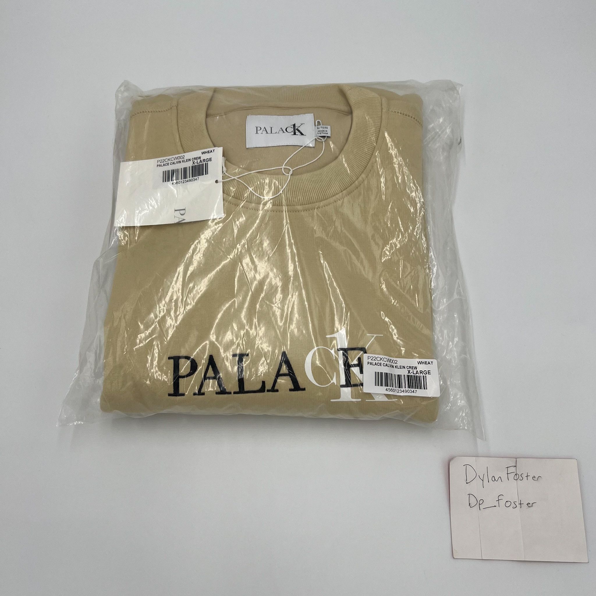 Calvin Klein × Palace Palace X Calvin Klein CK1 Crew Wheat • XL Size US XL / EU 56 / 4 - 5 Thumbnail