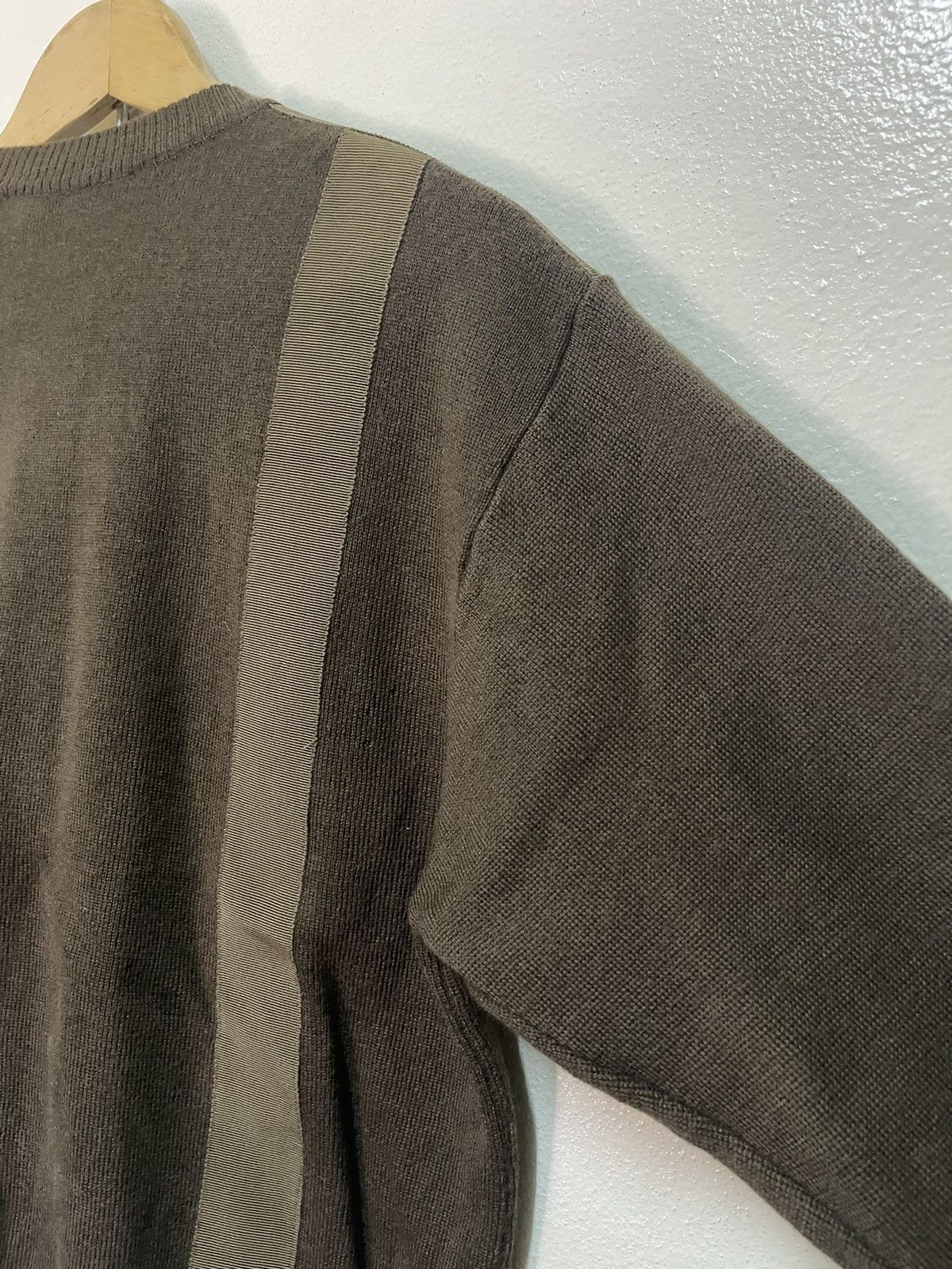 Salvatore Ferragamo × Vintage Salvatore Ferragamo Wool Sweatshirt Button Long Sleeve Italy Size S / US 4 / IT 40 - 16 Thumbnail