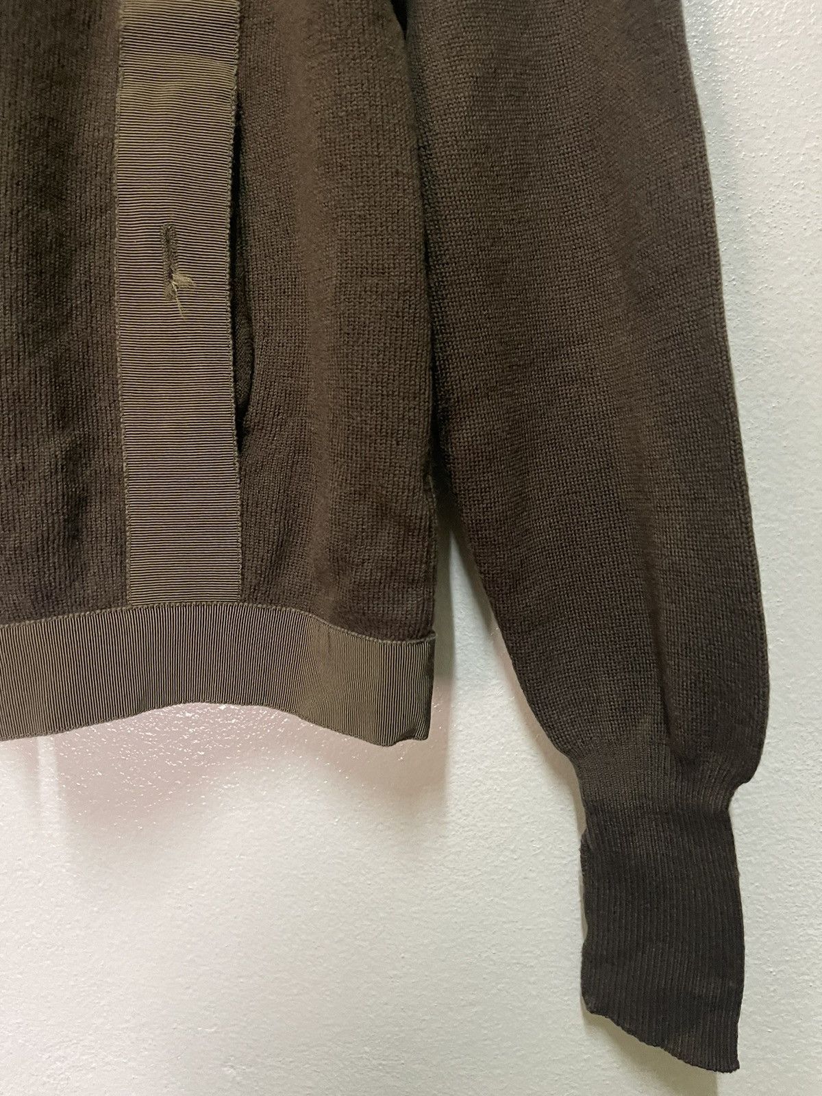 Salvatore Ferragamo × Vintage Salvatore Ferragamo Wool Sweatshirt Button Long Sleeve Italy Size S / US 4 / IT 40 - 11 Thumbnail