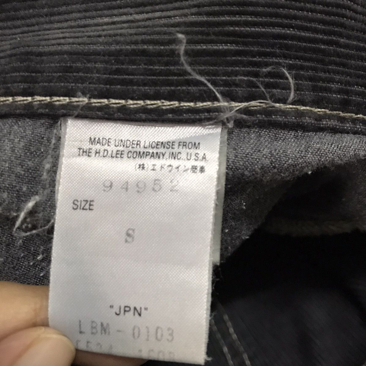 Lee × Vintage Union made Lee sanforized shrunk pant made jn Japan Size US 31 - 17 Thumbnail
