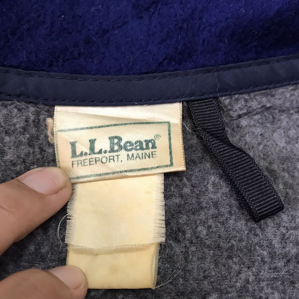 Japanese Brand 🔥 STEALS 🔥 Vintage LLBean deep pile fleece jacket Size US M / EU 48-50 / 2 - 14 Thumbnail