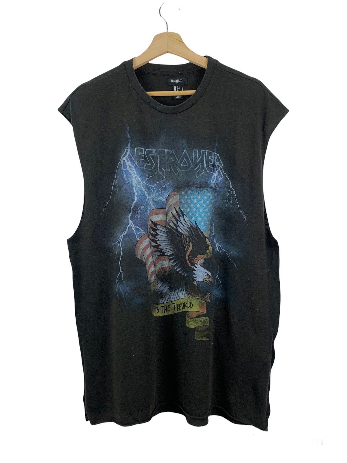 Forever 21 “Destroyer” sleeveless tees