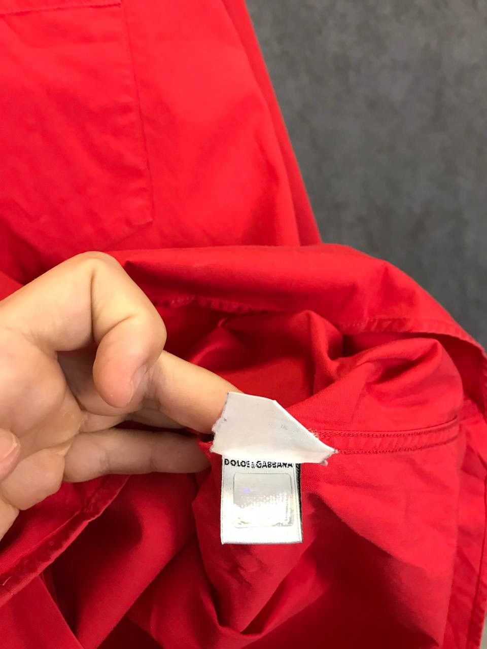 Dolce & Gabbana D&G Dolce & Gabbana luxury red shirt Size US L / EU 52-54 / 3 - 6 Thumbnail