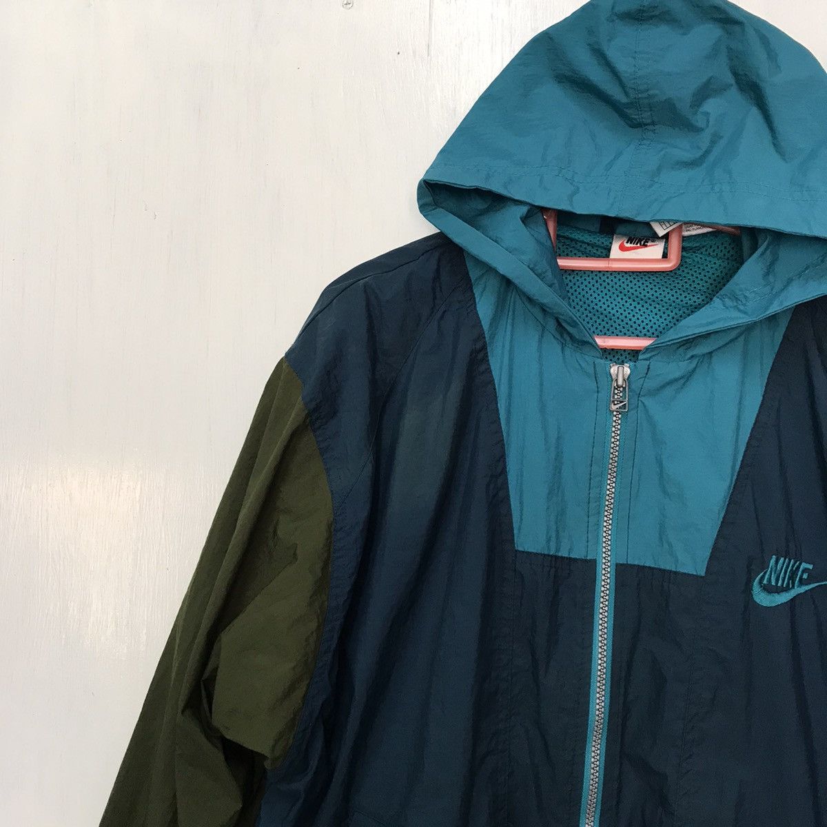 Nike Vintage nike hoodie jacket Size US L / EU 52-54 / 3 - 3 Thumbnail