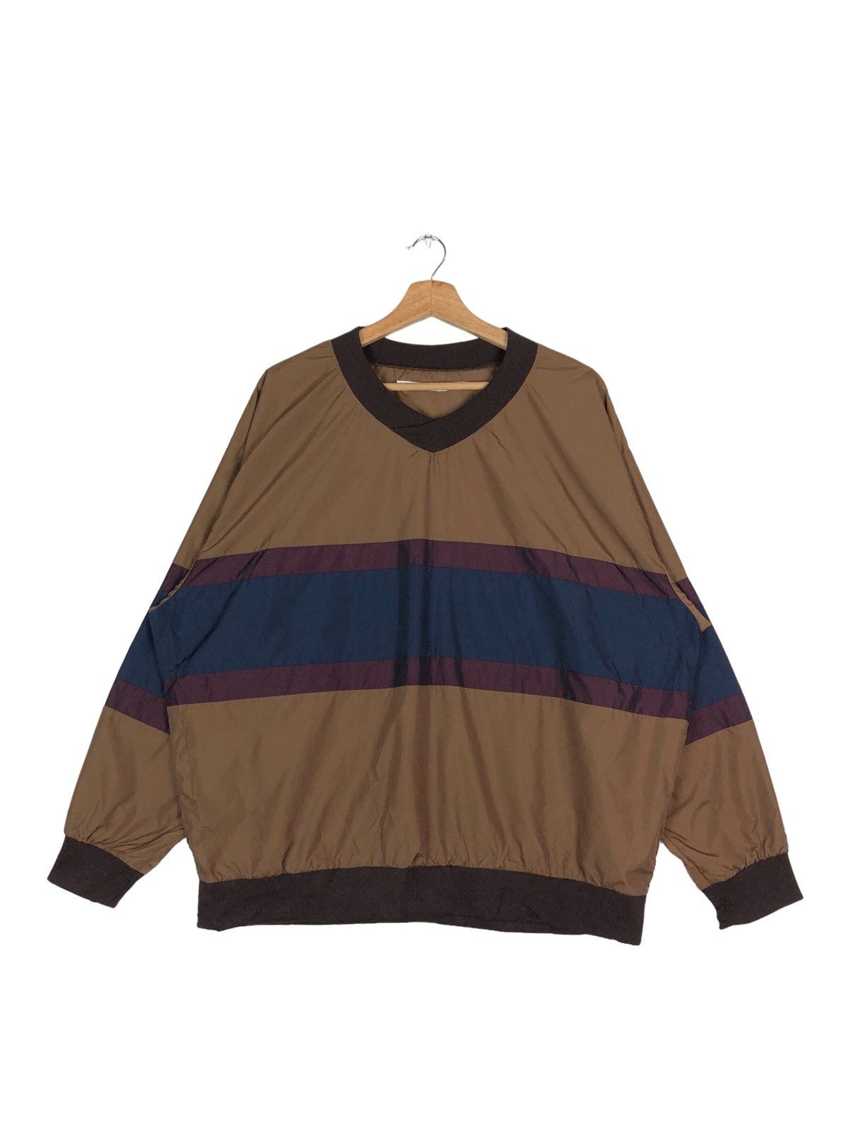 Journal Standard Trisect2 x Journal Standard Stripe Oversized Nylon Shirt Size US L / EU 52-54 / 3 - 1 Thumbnail