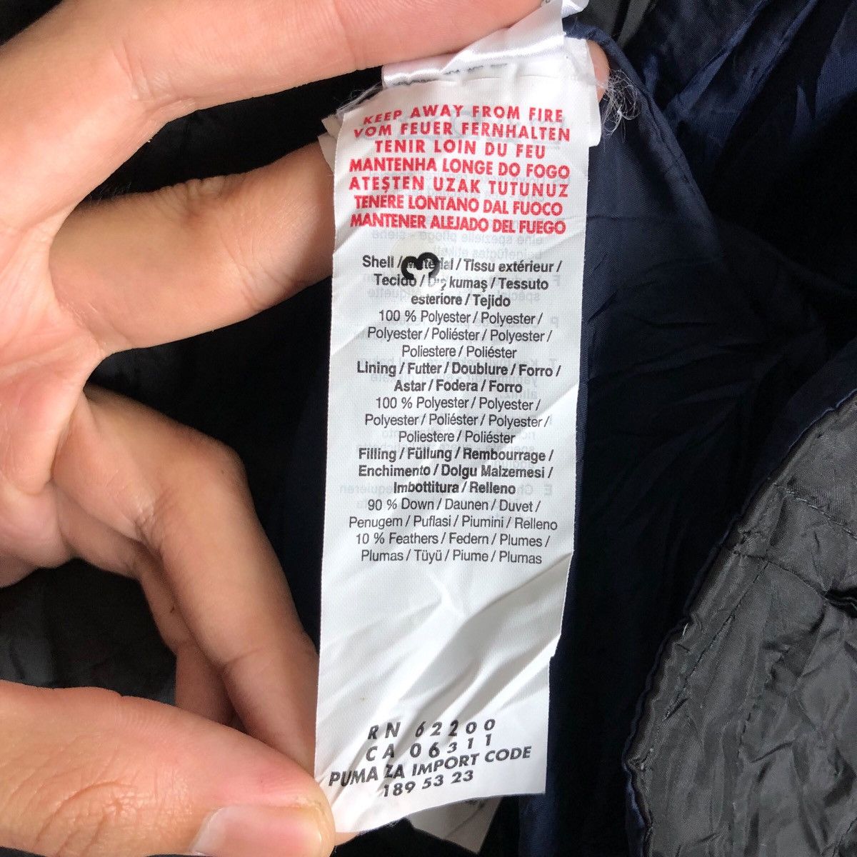 Hussein Chalayan × Puma Puma By Hussein Chalayan Down Jacket Size US M / EU 48-50 / 2 - 10 Thumbnail