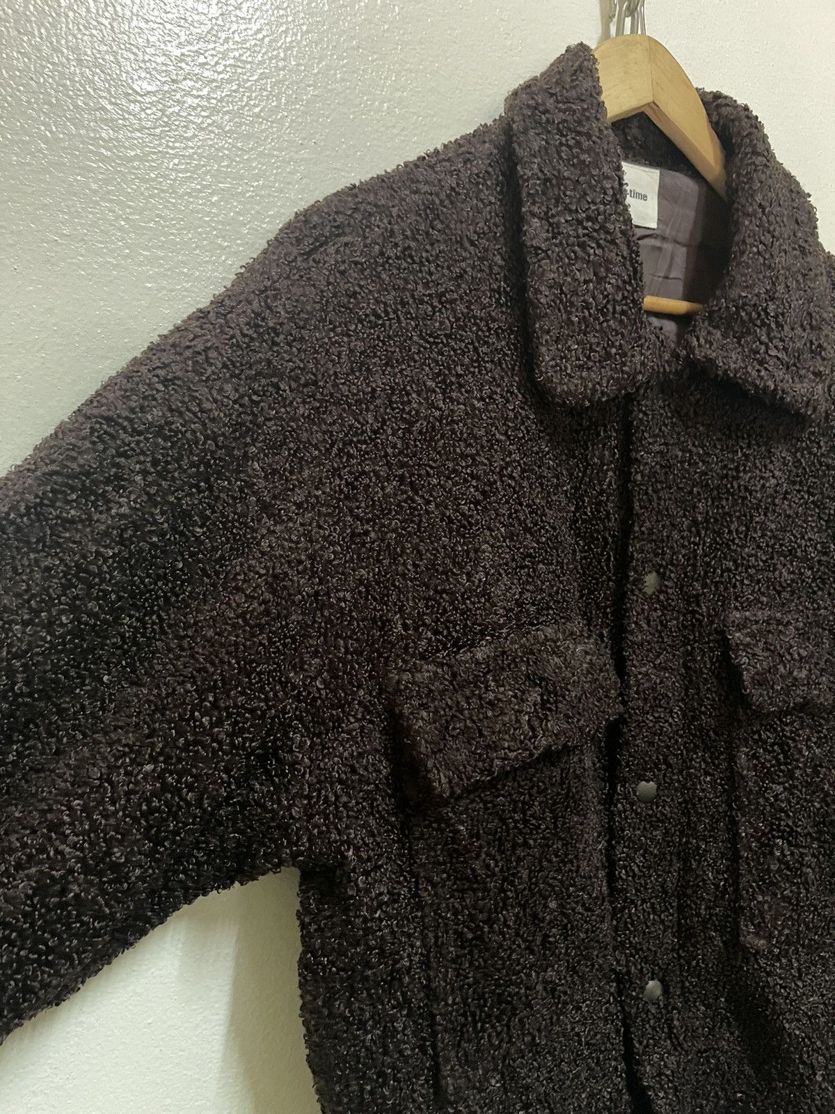Japanese Brand × monkey time Monkey Time Workwear Boxy Fleece Button Jacket Fuzzy Size US S / EU 44-46 / 1 - 2 Thumbnail