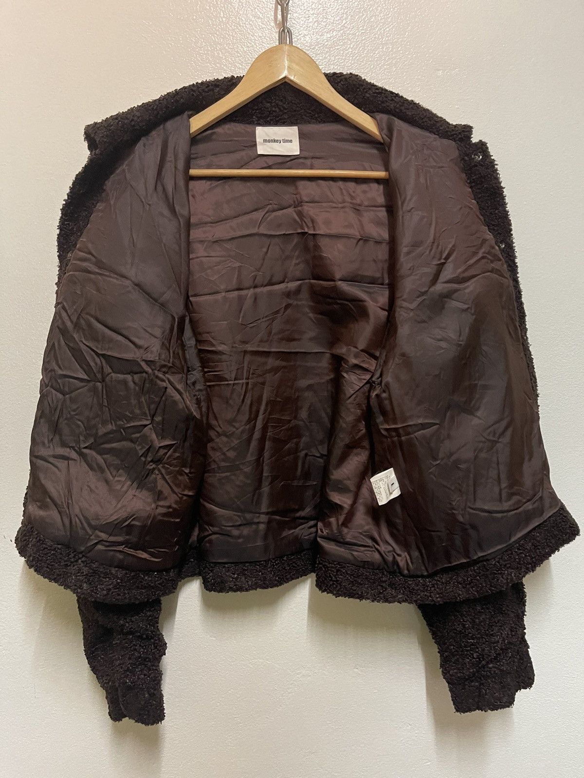 Japanese Brand × monkey time Monkey Time Workwear Boxy Fleece Button Jacket Fuzzy Size US S / EU 44-46 / 1 - 9 Thumbnail
