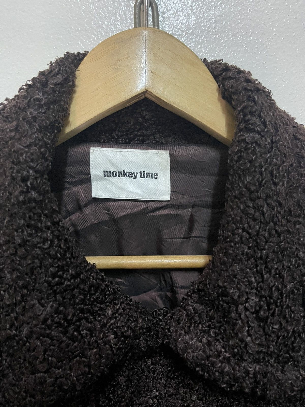 Japanese Brand × monkey time Monkey Time Workwear Boxy Fleece Button Jacket Fuzzy Size US S / EU 44-46 / 1 - 8 Thumbnail