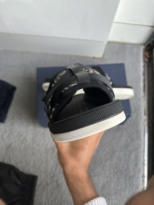 dior alpha slide black