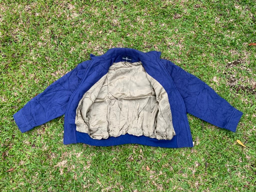 Ralph Lauren × Vintage Ralph Lauren zipper Jacket Wool Size M / US 6-8 / IT 42-44 - 7 Thumbnail