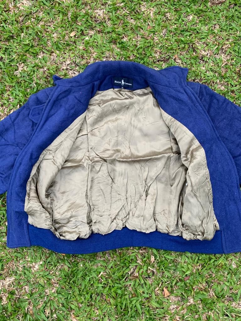 Ralph Lauren × Vintage Ralph Lauren zipper Jacket Wool Size M / US 6-8 / IT 42-44 - 8 Thumbnail