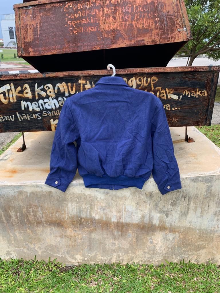 Ralph Lauren × Vintage Ralph Lauren zipper Jacket Wool Size M / US 6-8 / IT 42-44 - 2 Thumbnail