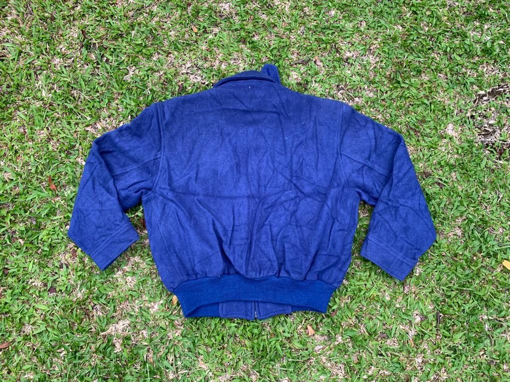 Ralph Lauren × Vintage Ralph Lauren zipper Jacket Wool Size M / US 6-8 / IT 42-44 - 4 Thumbnail