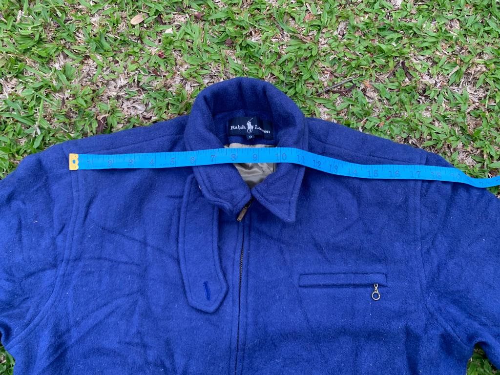 Ralph Lauren × Vintage Ralph Lauren zipper Jacket Wool Size M / US 6-8 / IT 42-44 - 18 Thumbnail