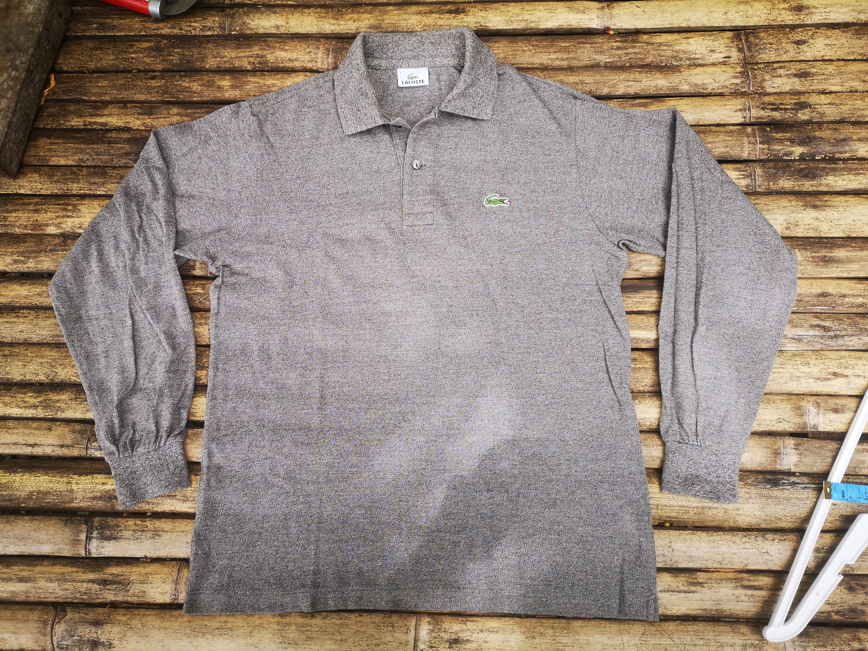 Lacoste × Vintage Vintage Long Sleeve Lacoste Japan Size US L / EU 52-54 / 3 - 3 Thumbnail