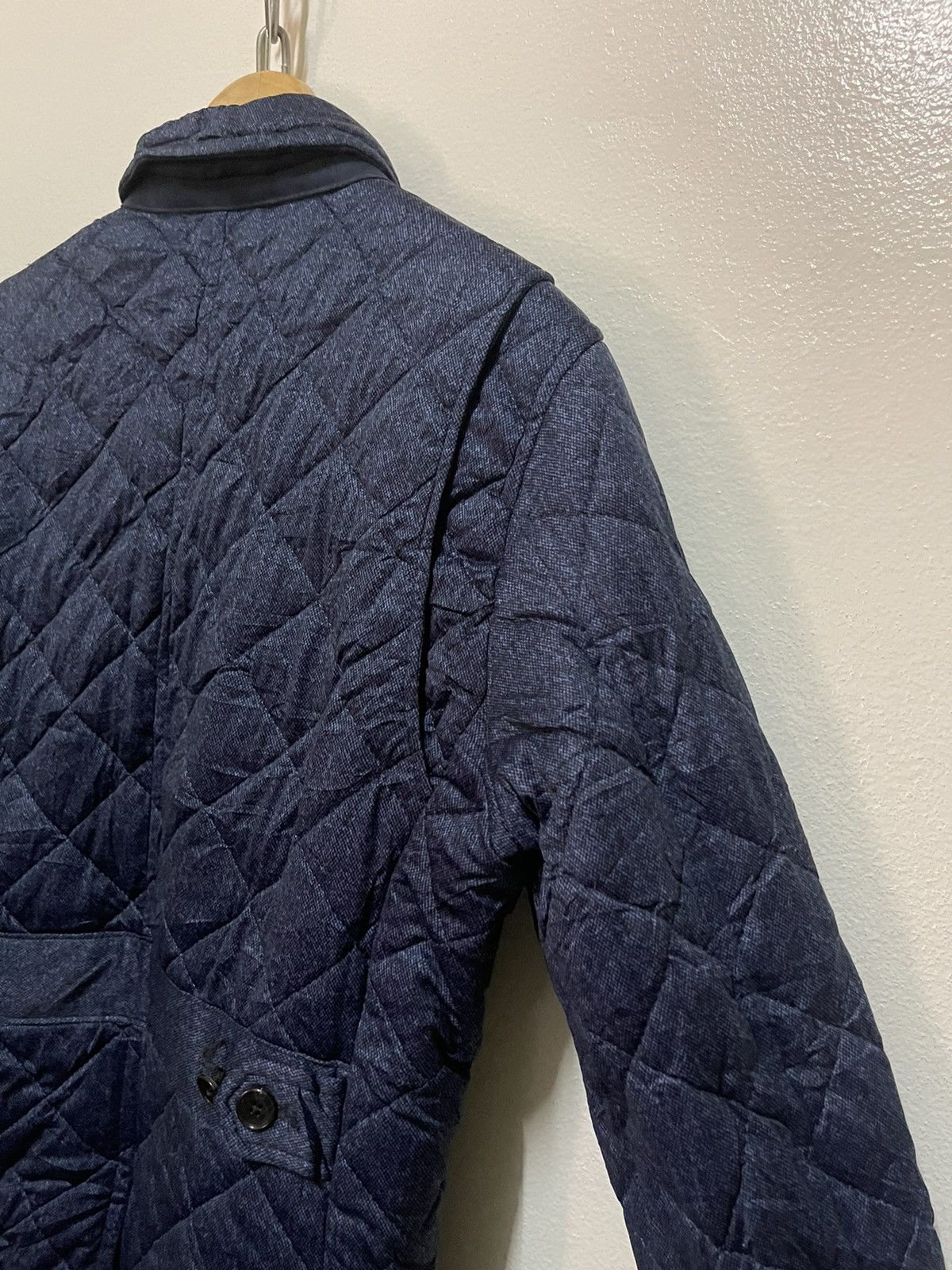 Japanese Brand Monsieur Nicole Quilted Button Jacket Size US M / EU 48-50 / 2 - 15 Thumbnail